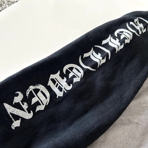 NWT Eleven Paris Men’s Black Gray Tie-Dye Hooded Sweatshirt Large - Picture 6 of 9